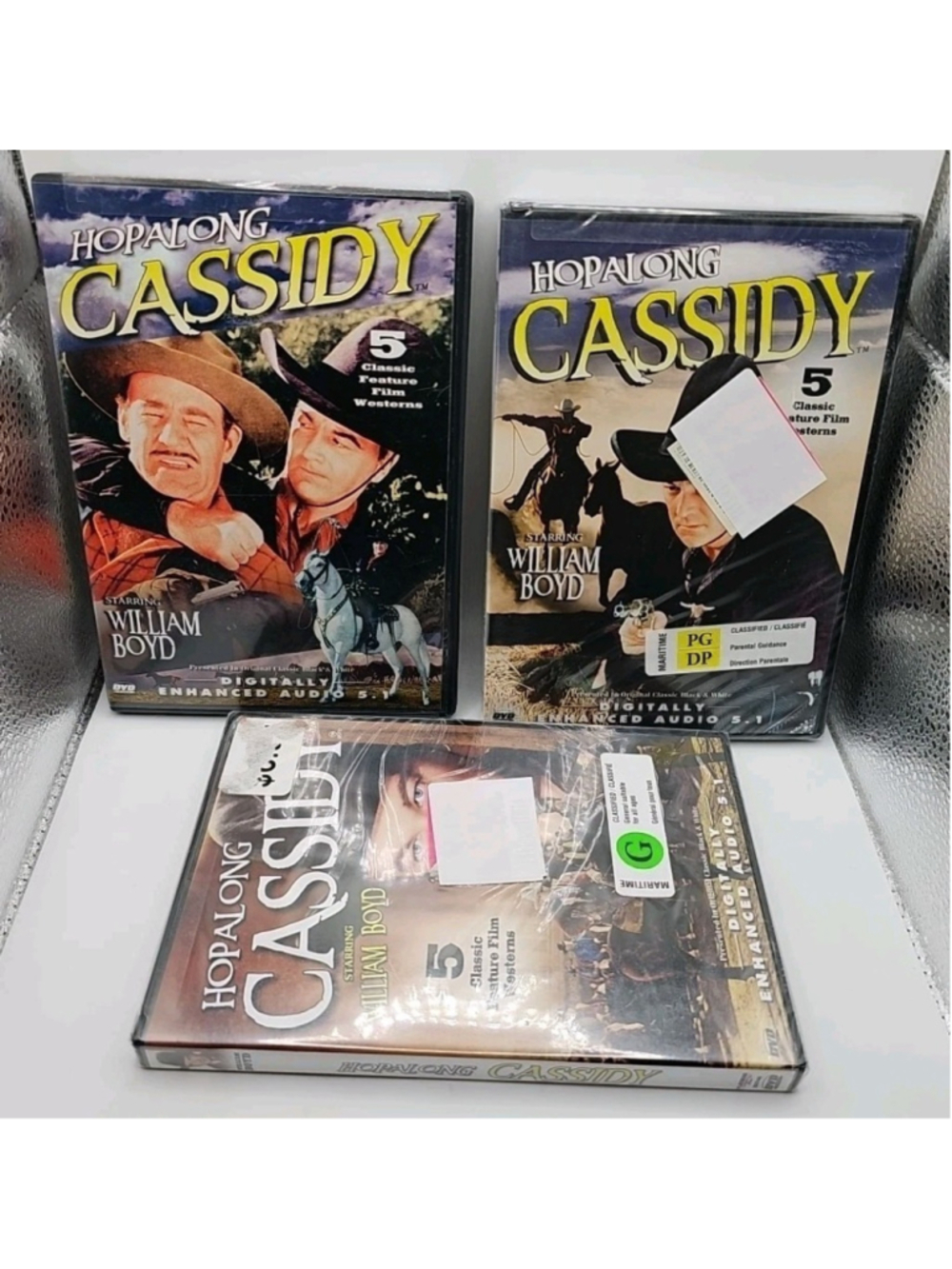 Hopalong Cassidy Volume 1, 2 & 3 | 5 Movies Each | 15 Movies Total DVD All New